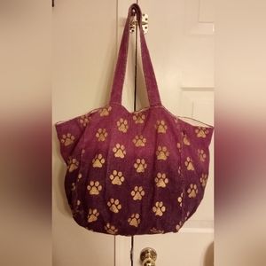 Greater Good Paw Print Tote Bag